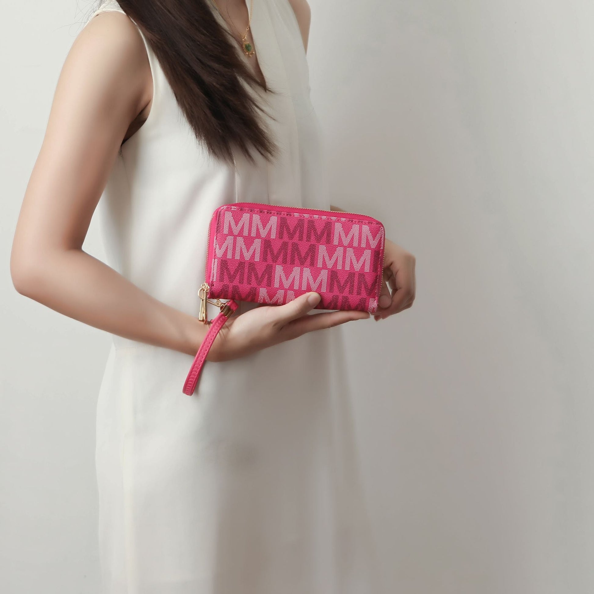 MKF Collection Hofstra M Signature Wallet Wristlet by Mia k New Era Fashion LLc