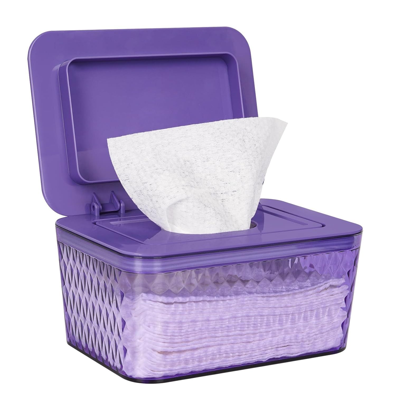 Wipes Dispenser, One-Handed Operation Wipe Holder for Baby & Adult, Seal-Designed Wipes Container for Bathroom Keep Diaper Wipes Fresh New Era Fashion LLc