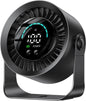 Rechargeable USB Desk Fan for Bedroom, 100 Speeds, 360° Rotation, Wall Mounted Design Small Portable Table Fan with LED Display, Quiet Personal Desktop Cooling Fans for Home Office New Era Fashion LLc