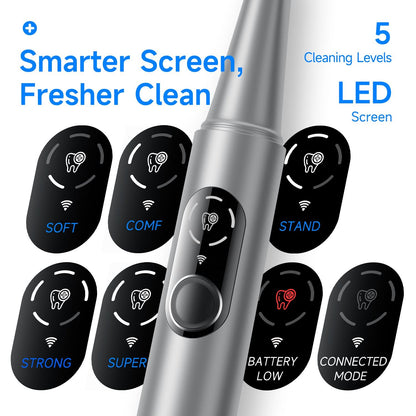 Home stone-removing device, visual ultrasonic dental cleaner for removing tartar and dental plaque, crescent-shaped dental cleaning tool New Era Fashion LLc