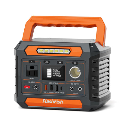 300W Portable Power Station, 230.88Wh /62400mAh Solar Generator, Regulated DC Output Backup Battery with AC Outlet, LED Light Power Station for CPAP Camping New Era Fashion LLc