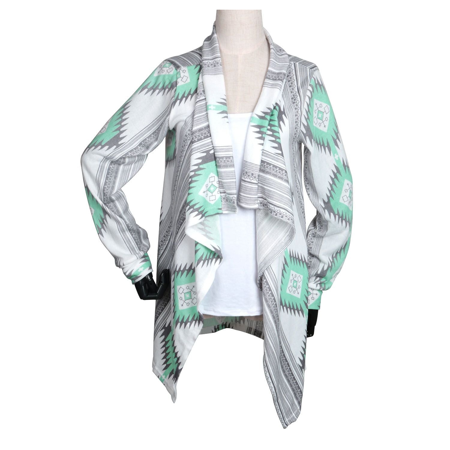 Women Open Front Cardigan Long Sleeve Shawl Neck Breathable Cardigan Well Collection New Era Fashion LLc
