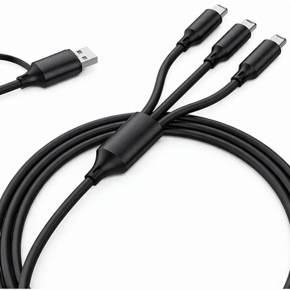 3P Experts Bold Dual  4 N 1 Charging Cable New Era Fashion LLc