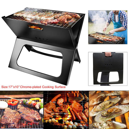 Portable BBQ Barbecue Grill Foldable Charcoal Grill Camping Garden Outdoor Travel New Era Fashion LLc