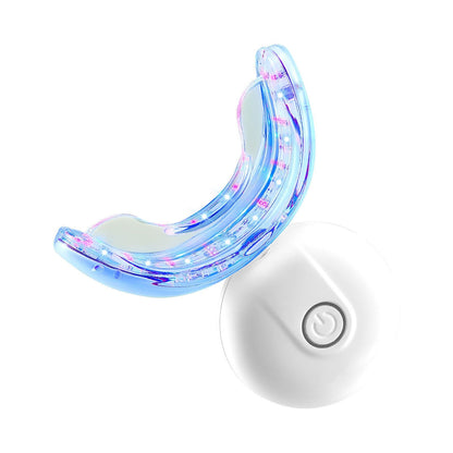 Teeth Whitening Kit with LED Light, 32 LED Accelerator Lights, Whitening Strips, Pens and Gel Syringes, U-Shaped Tray, Wireless Portable Kit Fast and Effectively Removes Stubborn Stains New Era Fashion LLc