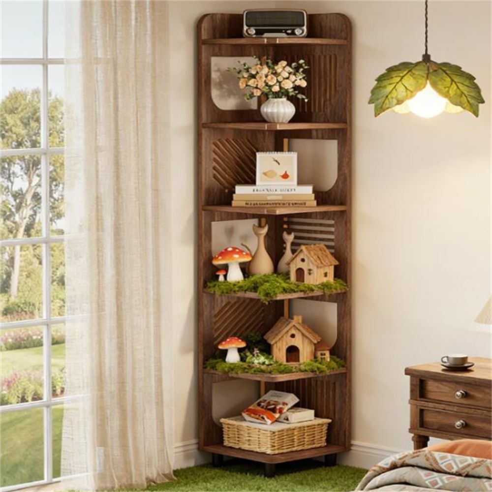 Corner rack, bookshelf, display rack, storage rack New Era Fashion LLc