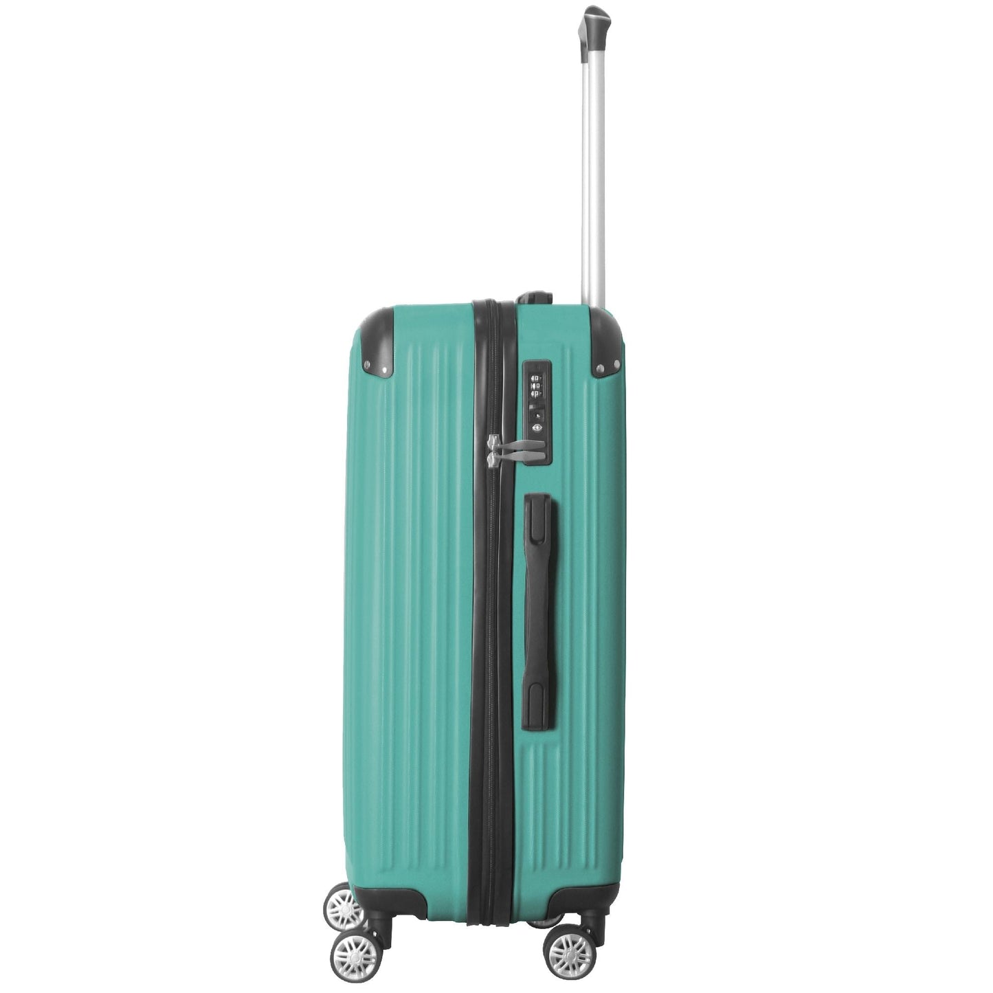 3-Piece Lightweight ABS Hardshell Luggage Set (20", 24", 26") in Fresh Green with Spinner Wheels, TSA Lock, and Adjustable Telescopic Handle - Durable Travel Suitcases New Era Fashion LLc