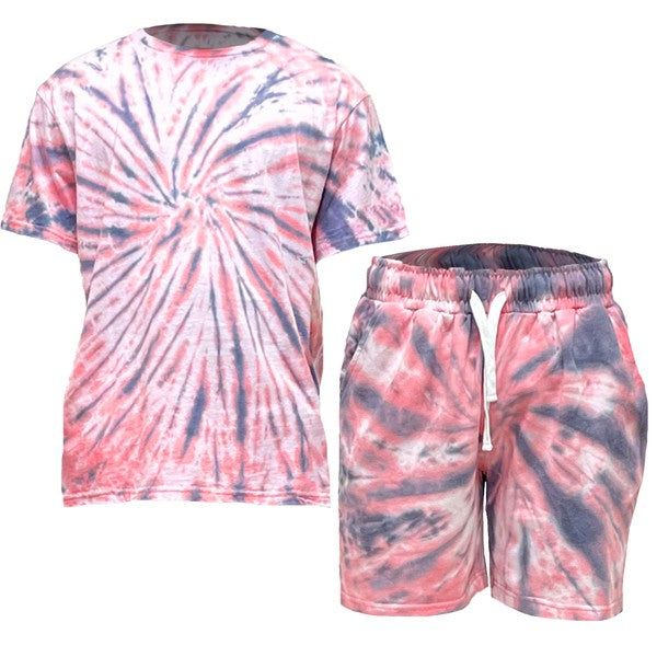 Tye Dye Shirt and Short Set New Era Fashion LLc