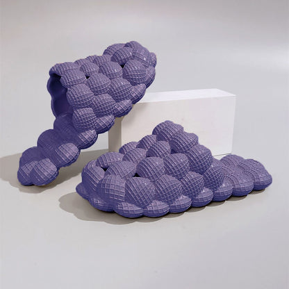 Women's Solid Ultra Cushioned Bubble Slides; Bubble Slippers New Era Fashion LLc