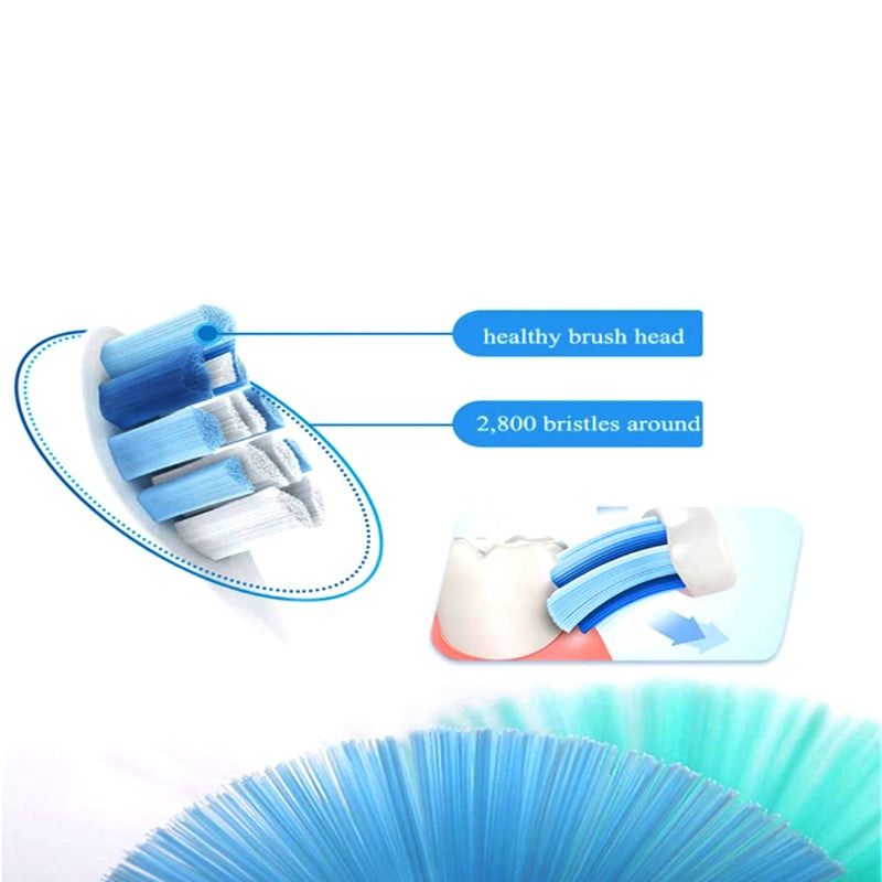 Ultrasonic Electro Toothbrush With Two Additional Brush Heads New Era Fashion LLc