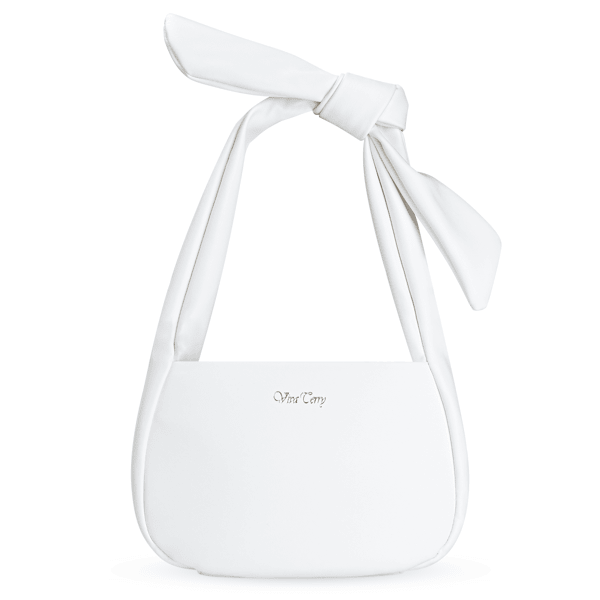Hobo Hand Bag for Womens, Small Vegan Leather Hobe Handbag Shoulder Purses for Women with Zipper-White New Era Fashion LLc