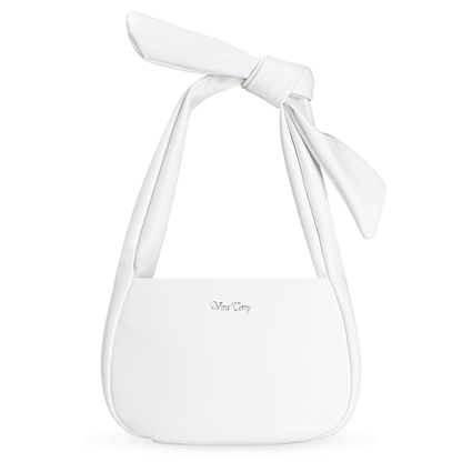 Hobo Hand Bag for Womens, Small Vegan Leather Hobe Handbag Shoulder Purses for Women with Zipper-White New Era Fashion LLc