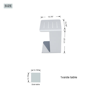 7-Piece Patio Aluminum Sofa Set with Rectangular Firepit Table & Side Table New Era Fashion LLc