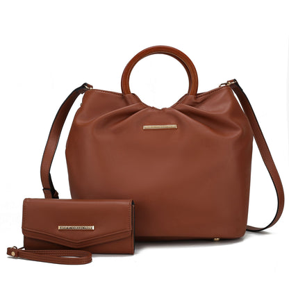 MKF Collection Leilani Vegan Leather Tote Bag with Wallet by Mia k New Era Fashion LLc