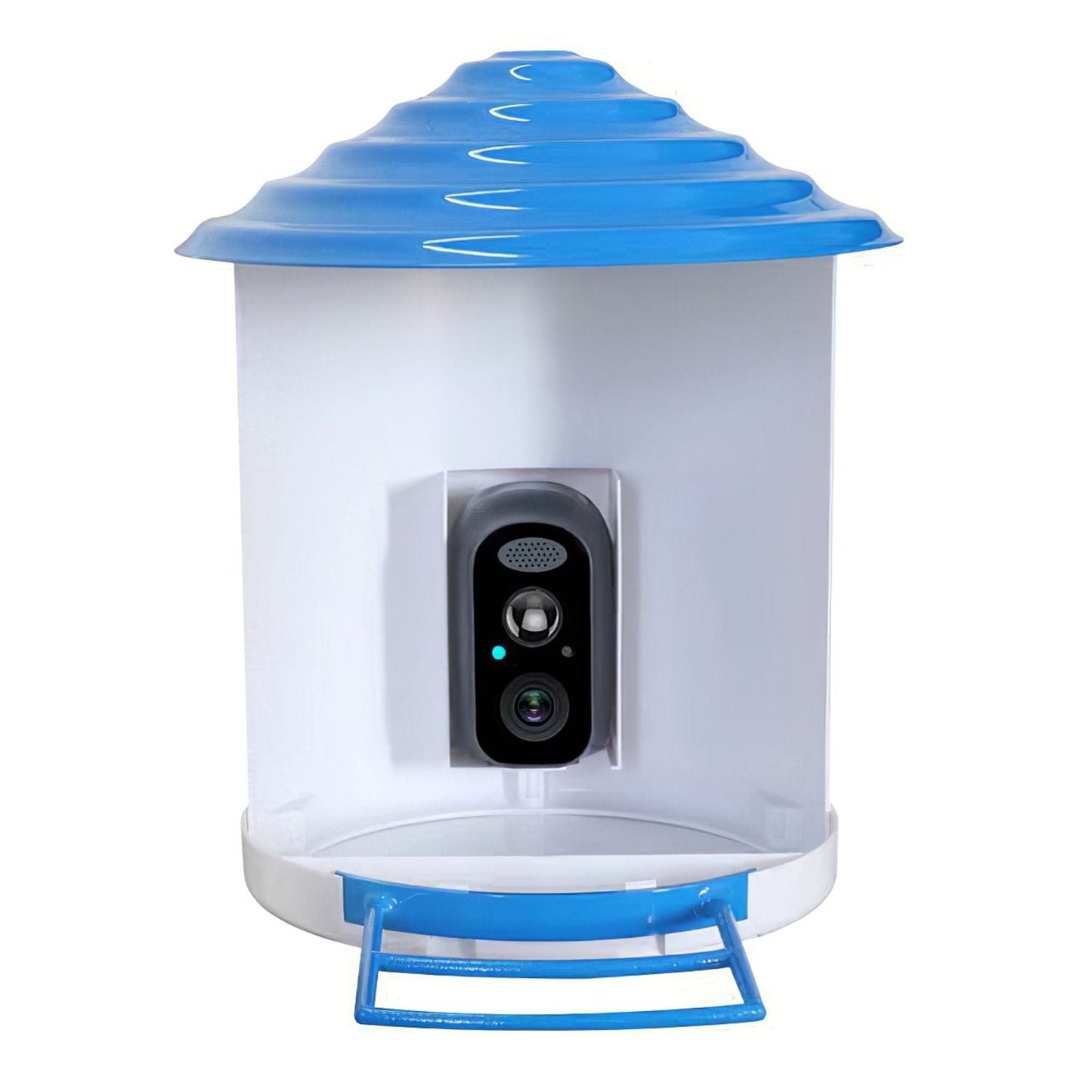 Smart Bird Feeder with Solar Powered Camera 1080P HD AI Identify PIR Motion Auto Capture Video Cloud Card Storage WiFi Connection App Control IP65 Waterproof New Era Fashion LLc