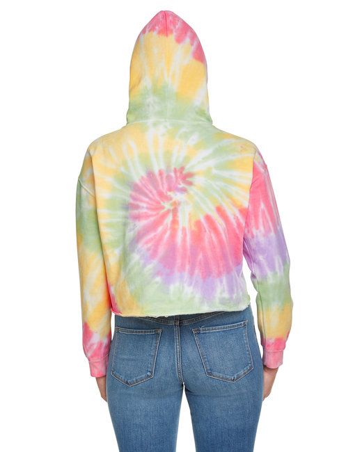 Ladies' Cropped Hooded Sweatshirt - LAGOON - S New Era Fashion LLc
