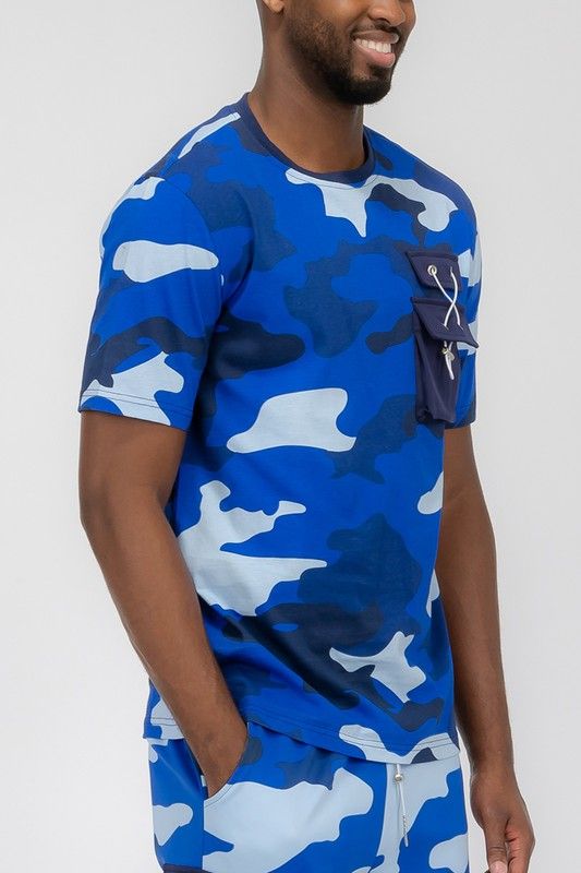 Weiv Full Camo Short Sleeve TShirt New Era Fashion LLc
