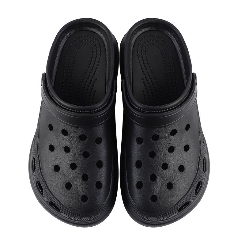 Beach summer thick soled hole shoes Baotou sandals Women's outdoor slope heel with accessories Garden shoes wholesale New Era Fashion LLc