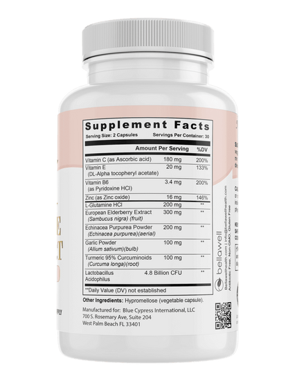 Emergency Immune Support – Daily Wellness with Probiotics by Bellawell New Era Fashion LLc