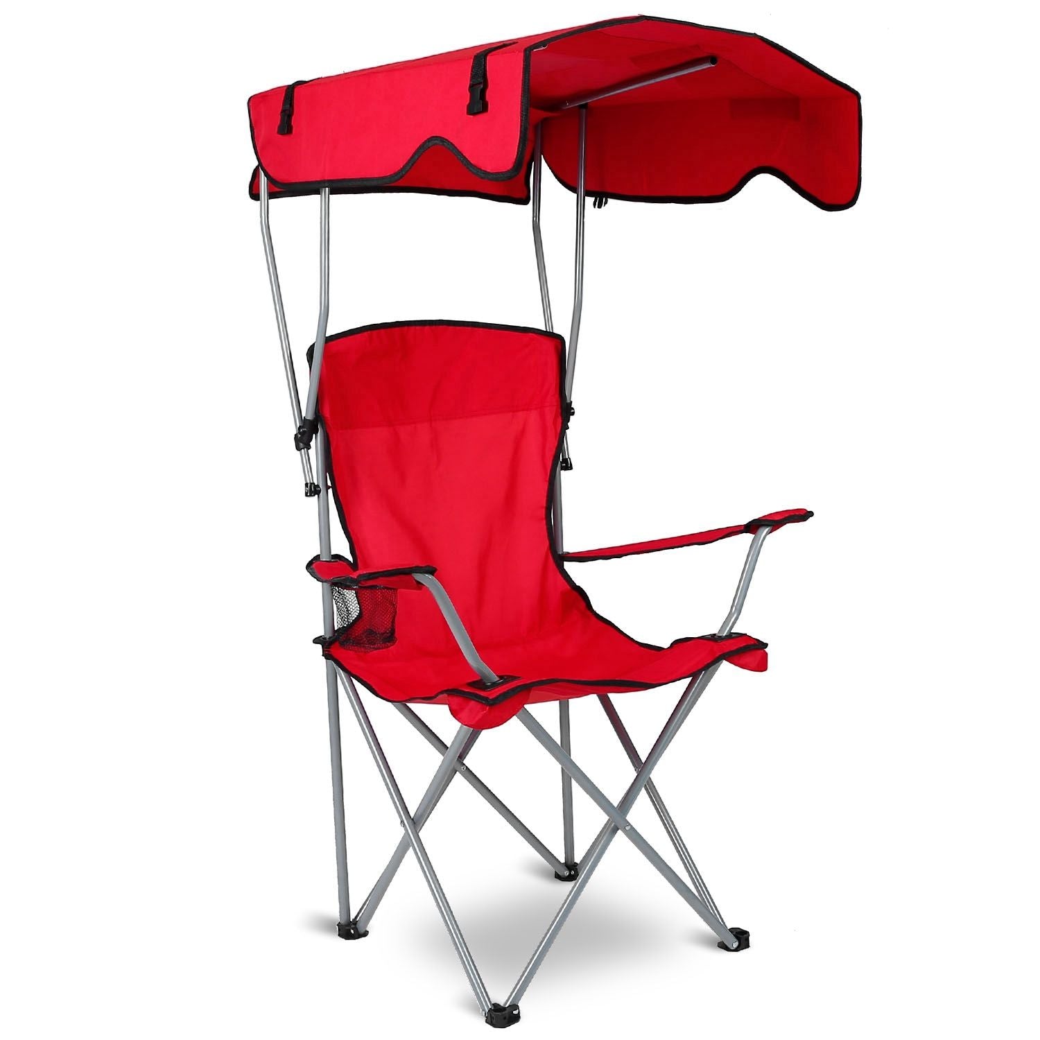 Foldable Beach Canopy Chair Sun Protection Camping Lawn Canopy Chair 330LBS Load Folding Seat New Era Fashion LLc