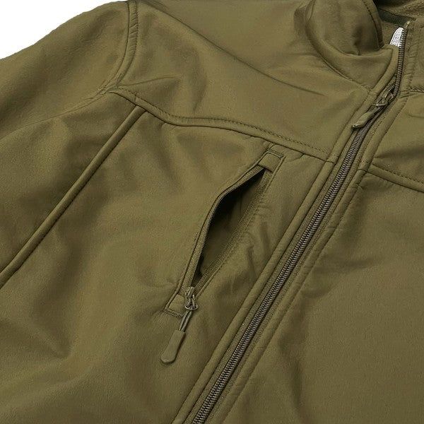 Mens Solid Soft Shell Storm Tech Jacket Coat New Era Fashion LLc