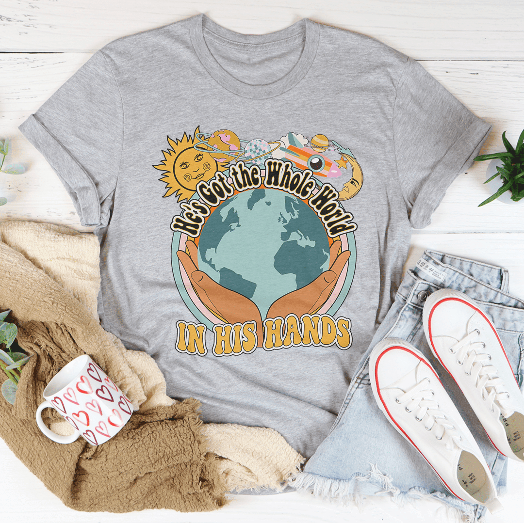 He's Got The Whole World In His Hands T-Shirt New Era Fashion LLc