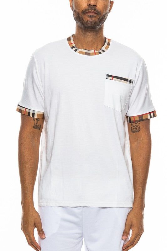 Checkered Short Sleeve Tee New Era Fashion LLc