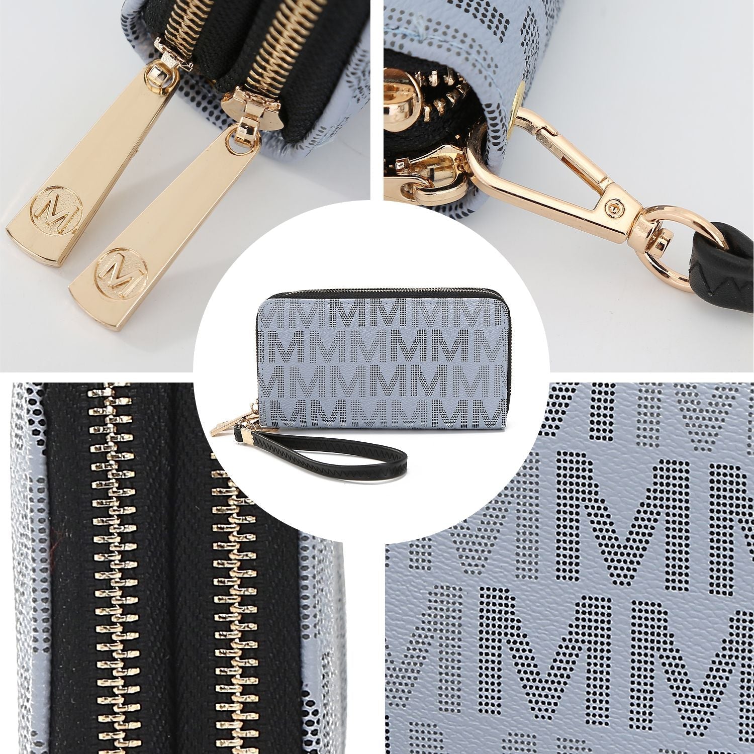 MKF Collection Hofstra M Signature Wallet Wristlet by Mia k New Era Fashion LLc