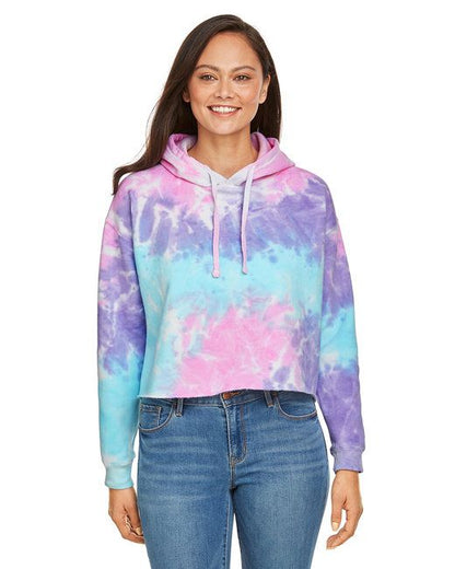 Ladies' Cropped Hooded Sweatshirt - LAGOON - S New Era Fashion LLc