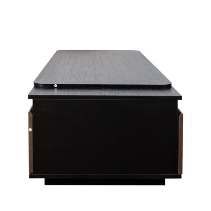 Versatile Extendable Wood Coffee Table with Adjustable Length & Dual Storage Drawers for Modern Living Rooms New Era Fashion LLc