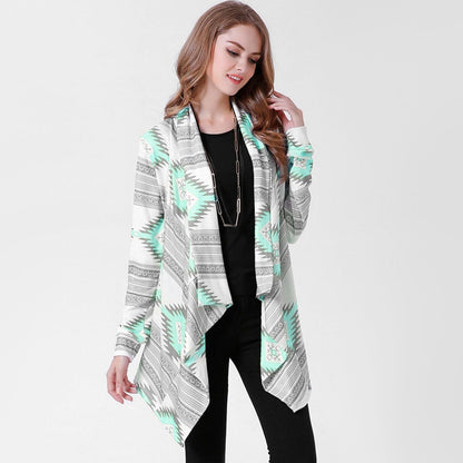 Women Open Front Cardigan Long Sleeve Shawl Neck Breathable Cardigan Well Collection New Era Fashion LLc