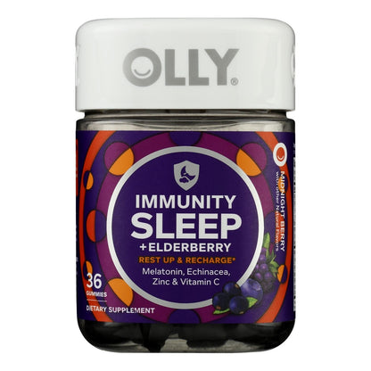Olly - Supplement Immune Sleep Elderberry - Case Of 3-36 Count New Era Fashion LLc