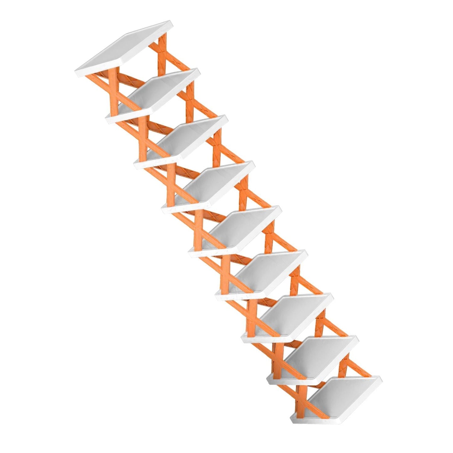 9Tier Narrow Entryway Shoe Rack Plastic Vertical Shoe Organizer Space Saving Free Standing Shoes Storage Shelf Closet Hallway New Era Fashion LLc