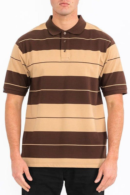 Old School Pique Polo Shirt New Era Fashion LLc