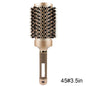 Round Brush For Blow Drying; Nano Thermal Ceramic & Ionic Tech Hair Brush With Boar Bristles; Professional Round Barrel Brush For Styling; Curling And Straightening New Era Fashion LLc