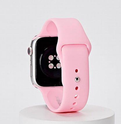 White Silicone Watch Band Made for Apple Watch - Large (42/44/45/49mm) New Era Fashion LLc