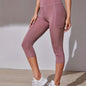 High Waist Yoga Capri Pants, Tummy Control Sports Legging Capri For Women With Out Pockets And Mesh Design New Era Fashion LLc
