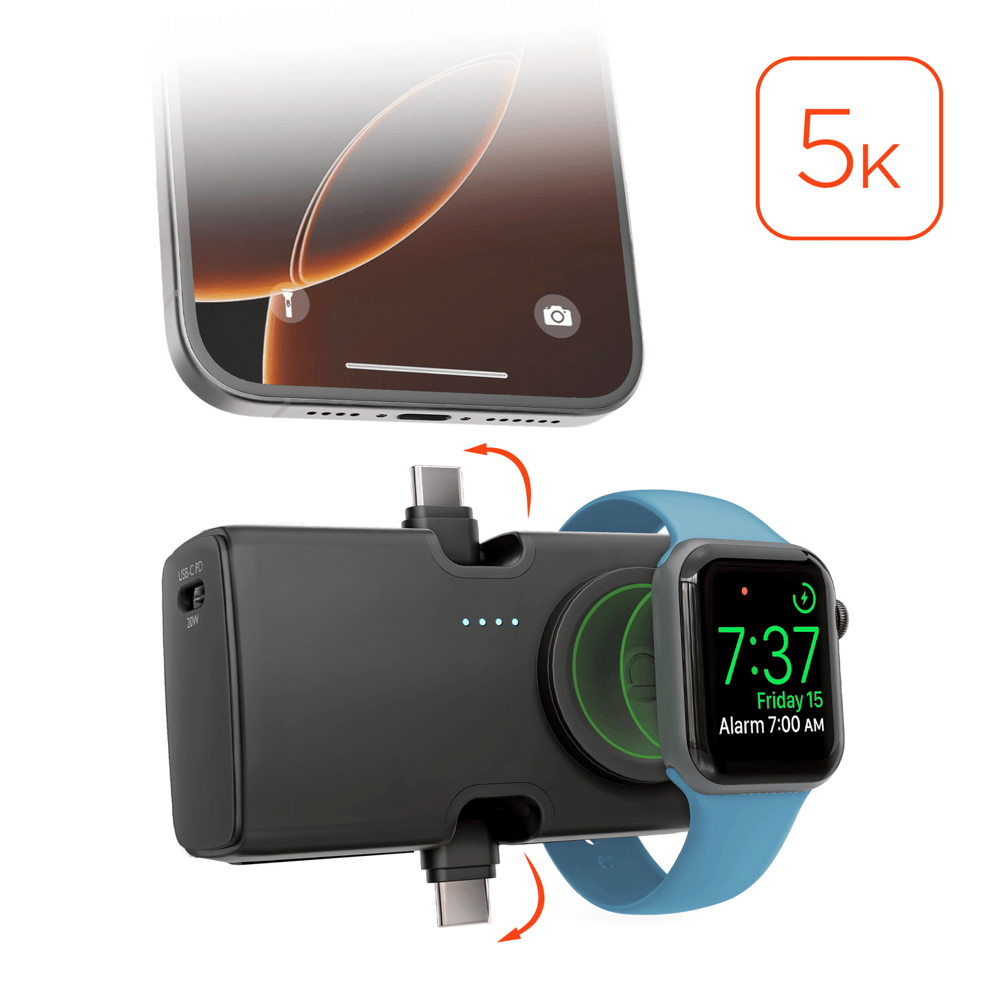 HyperGear Power Pack Nano 5000mAh Power Bank New Era Fashion LLc