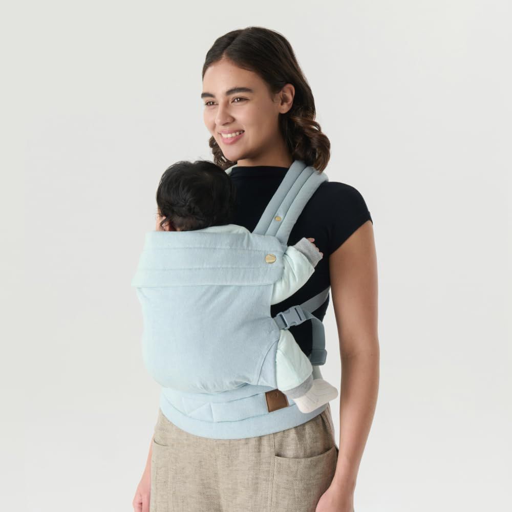 Ergonomic Baby Carrier Newborn to Toddler, Lightweight & Breathable Cotton Infant Carrier for Hands Free Comfort New Era Fashion LLc