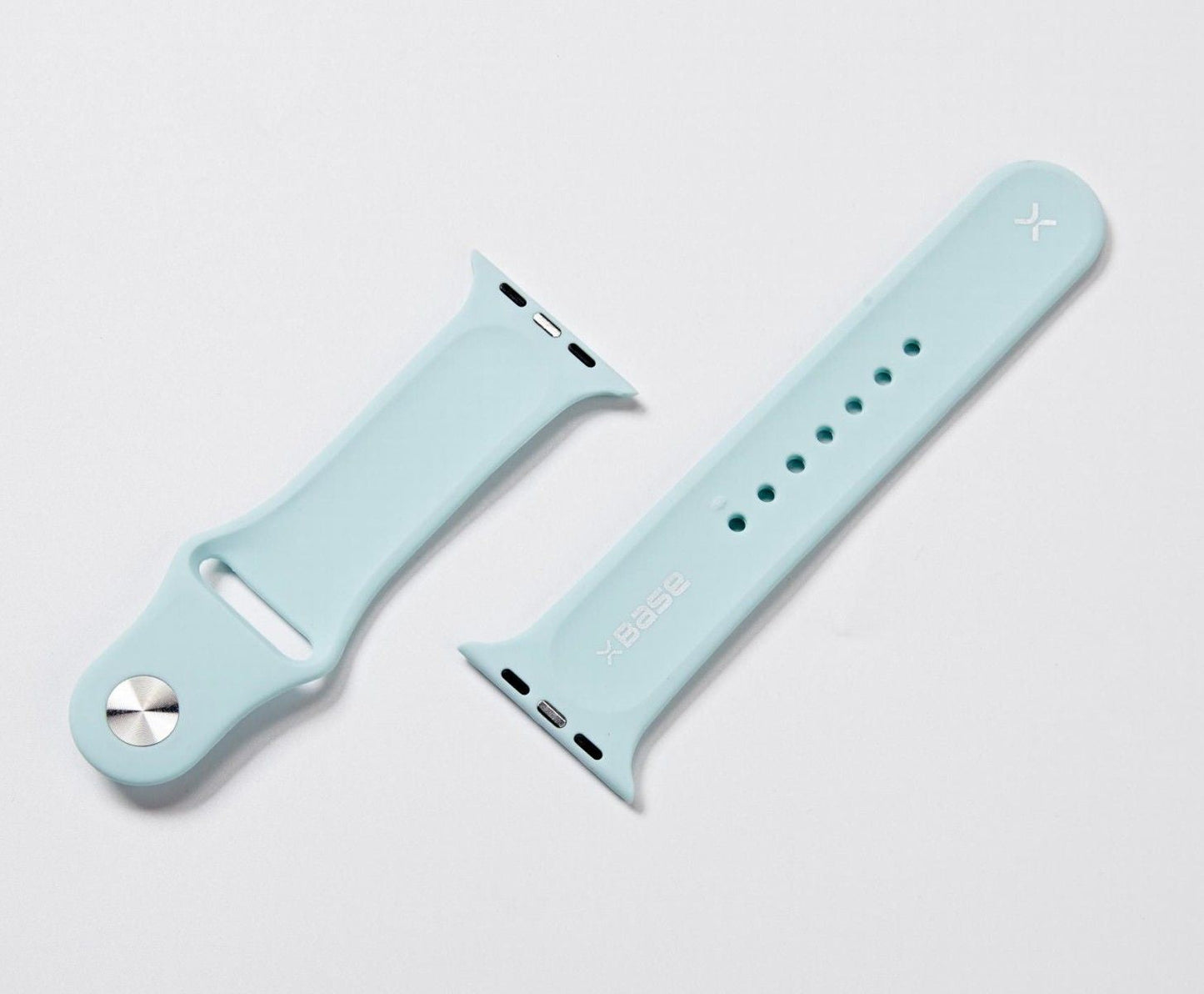 White Silicone Watch Band Made for Apple Watch - Large (42/44/45/49mm) New Era Fashion LLc