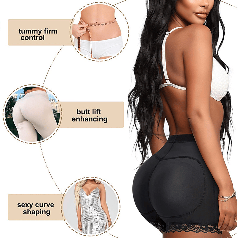 Booty Shaper Padded Underwear Panty Women's FAKE ASS Butt Lifter & Hip Enhancer New Era Fashion LLc