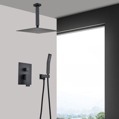 Ceiling Mounted Shower System Combo Set with Handheld and 16"Shower head New Era Fashion LLc