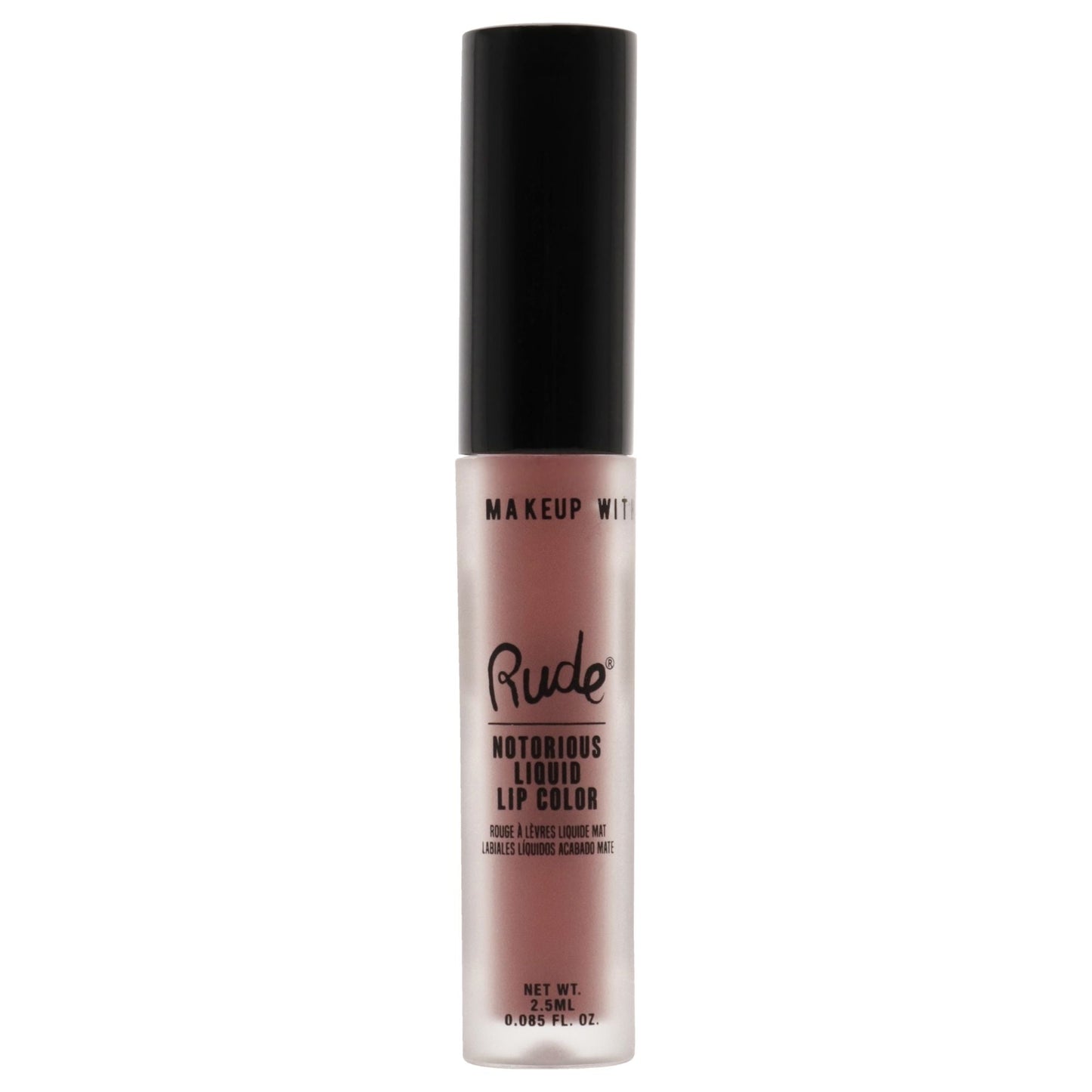 Notorious Rich Long Liquid Lip Color - Obscene Gesture by Rude Cosmetics for Women - 0.1 oz Lip Color New Era Fashion LLc