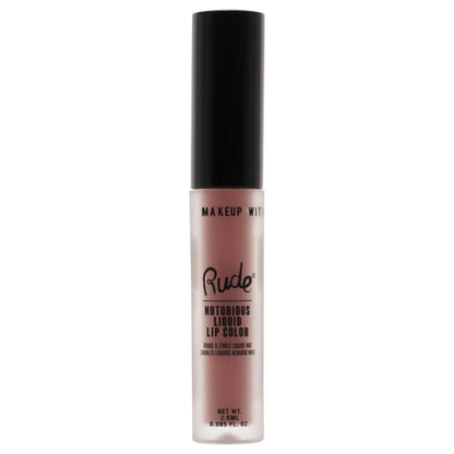 Notorious Rich Long Liquid Lip Color - Obscene Gesture by Rude Cosmetics for Women - 0.1 oz Lip Color New Era Fashion LLc