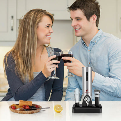 6-in-1 Electric Wine Bottle Opener Set with Foil Cutter New Era Fashion LLc