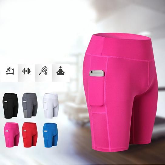 All Seasons Yoga Shorts Stretchable With Phone Pocket New Era Fashion LLc