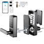 Smart Lock, 5-in-1 Smart Door Knob, Fingerprint Deadbolt with App Control, Bluetooth Smart Lock, Keyless Entry Door Lock with Handle, Biometric Door Lock, Keypad Digital Door Lock for Front Door New Era Fashion LLc