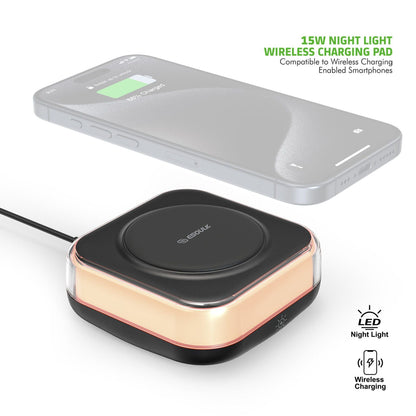 Light + Power + Sleep Wireless Charger New Era Fashion LLc