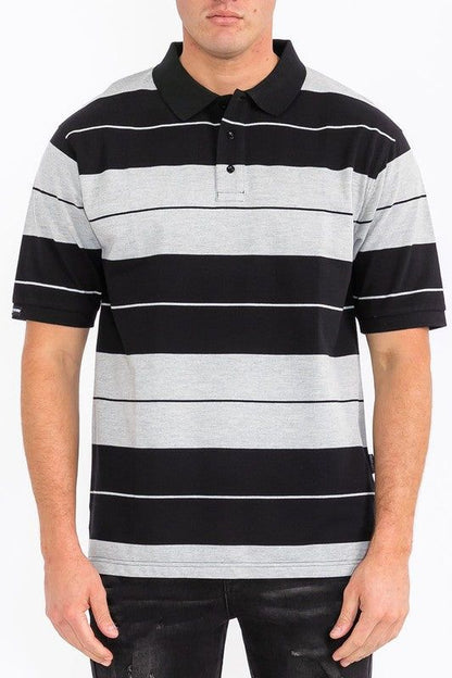 Old School Pique Polo Shirt New Era Fashion LLc