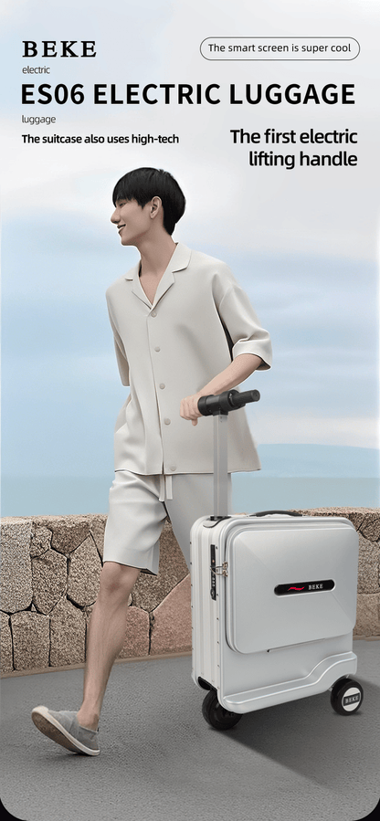 BEKE Smart Electric Luggage Rideable 20-inch With Electric Lifting Handles  App Control New Era Fashion LLc